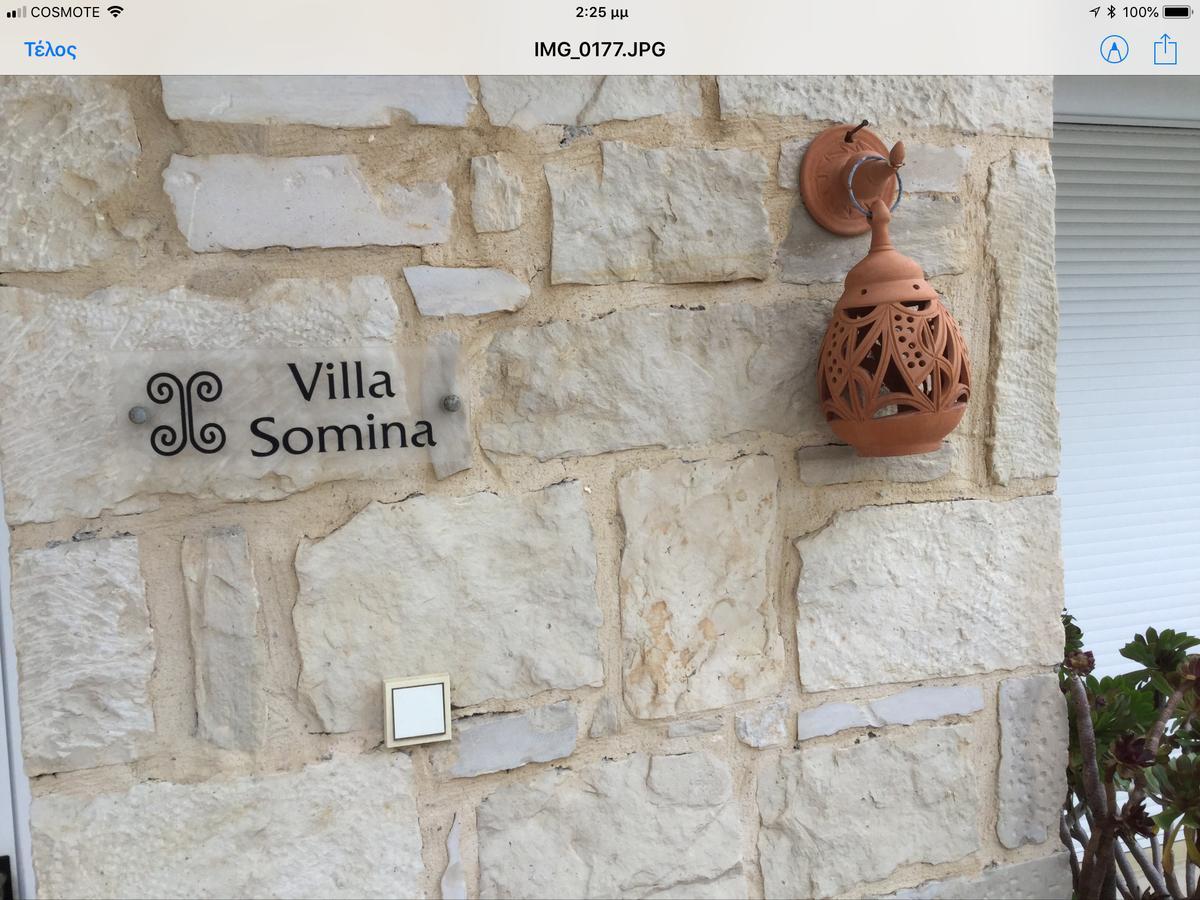 Villa Nopigia Somina Киссамос Экстерьер фото